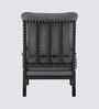 Lue Boucle Fabric Full Back Lounge Chair In Grey Colour