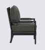 Lue Boucle Fabric Full Back Lounge Chair In Grey Colour