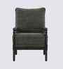 Lue Boucle Fabric Full Back Lounge Chair In Grey Colour
