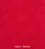 Lue Boucle Fabric Full Back Lounge Chair In Red Colour