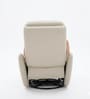 Lue Leatherette 1 Seater Recliner In Natural Wood Finish