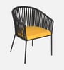 Luft Outdoor Chair In Yellow Colour With Cushion Luft Outdoor Chair In Yellow Colour With Cushion
