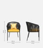 Luft Outdoor Chair In Yellow Colour With Cushion Luft Outdoor Chair In Yellow Colour With Cushion