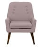 Lugo Fabric Lounge Chair in Pitch Pink Colour