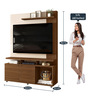 Lugo TV Unit in Marroquim & Off White Finish for TVs up to 55"