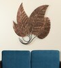 Luka Leaf Multicolour Iron Wall Art