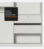 Luke 2 Door Sliding Wardrobe With Mirror In White Color