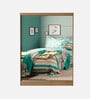 Luke 2 Door Sliding Wardrobe in Wood Finish With Mirror