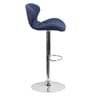 Comfortable Bar Stool with Adjustable Height in Blue Colour