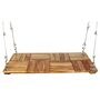 N'Dee Teak Wood Swing in Natural Finish