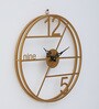 Lumina Golden Iron Novelty Wall Clock