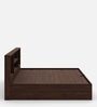 Lumina Queen Size Bed in Brown Colour With Hydraulic Storage