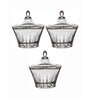 Luminarc Glass Lance Bowl with Lid (Set of 3pcs)