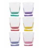 Luminarc Glass Rainbow Tumbler (Set of 6 Pcs.)