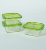Luminarc Keep 'N' Box Green 360 Ml Storage Container