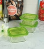 Luminarc Keep 'N' Box Green 360 Ml Storage Container