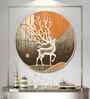 Luminious Deer Acrylic Round Wall Art