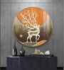 Luminious Deer Acrylic Round Wall Art