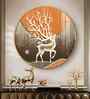 Luminious Deer Acrylic Round Wall Art