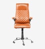 Lumino Leatherette Executive Chair in Tan Colour Lumino Leatherette Executive Chair in Tan Colour