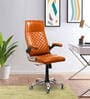 Lumino Leatherette Executive Chair in Tan Colour Lumino Leatherette Executive Chair in Tan Colour
