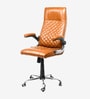 Lumino Leatherette Executive Chair in Tan Colour Lumino Leatherette Executive Chair in Tan Colour
