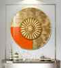 Luminous Dawn Acrylic Round Wall Art