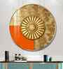 Luminous Dawn Acrylic Round Wall Art