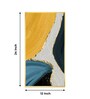 Luminous Depths Glass Finish Vertical Wall Art