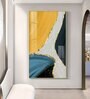 Luminous Depths Glass Finish Vertical Wall Art