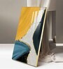 Luminous Depths Glass Finish Vertical Wall Art