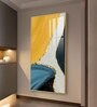 Luminous Depths Glass Finish Vertical Wall Art