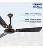 Luminous Triana 1200m Ceiling Fan (Eclipse Black)