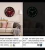 Gold Luminous Wall Clock With 3D Radium Numbers (13 Inch)
