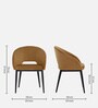 Lumisource Leatherette Arm chair in Brown Colour