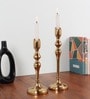 Lumora Large Gold Candle Holder