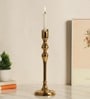 Lumora Large Gold Candle Holder