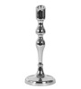 Lumora Small Silver Candle Holder