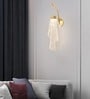 Luna 300mm Spiral Wall Light Gold Body Metal & Acrylic Tri-Color LED Modern Decorative Wall Lamp for Living Room Bedroom