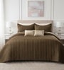 Luna 5 Pc- Quilted Bedcover With 2 Pillow Covers And 2 Cushions