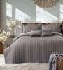 Luna 5 Pc- Quilted Bedcover With 2 Pillow Covers And 2 Cushions