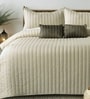 Luna 5 Pc- Quilted Bedcover With 2 Pillow Covers And 2 Cushions