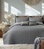 Luna 5 Pc- Quilted Bedcover With 2 Pillow Covers And 2 Cushions