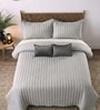 Luna 5 Pc- Quilted Bedcover With 2 Pillow Covers And 2 Cushions
