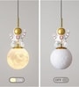 Luna Astralis Astronaut LED Pendant Light Metal Acrylic Resin