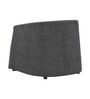 Luna Barrel Lounge Chair In Grey Color