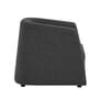Luna Barrel Lounge Chair In Grey Color