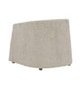 Luna Barrel Lounge Chair In Light Grey Color