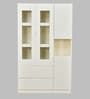 Luna Crockery Unit in White Colour