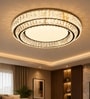 Luna Crystal Ring LED Ceiling Light   60 cm Diameter